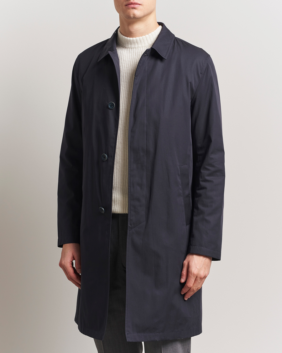 Herren | Jacken | Herno | Cotton Car Coat Navy