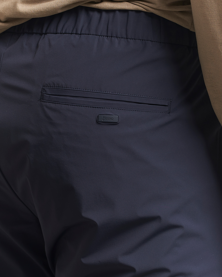 Herren | Hosen | Herno | Nylon Drawstring Pants Navy