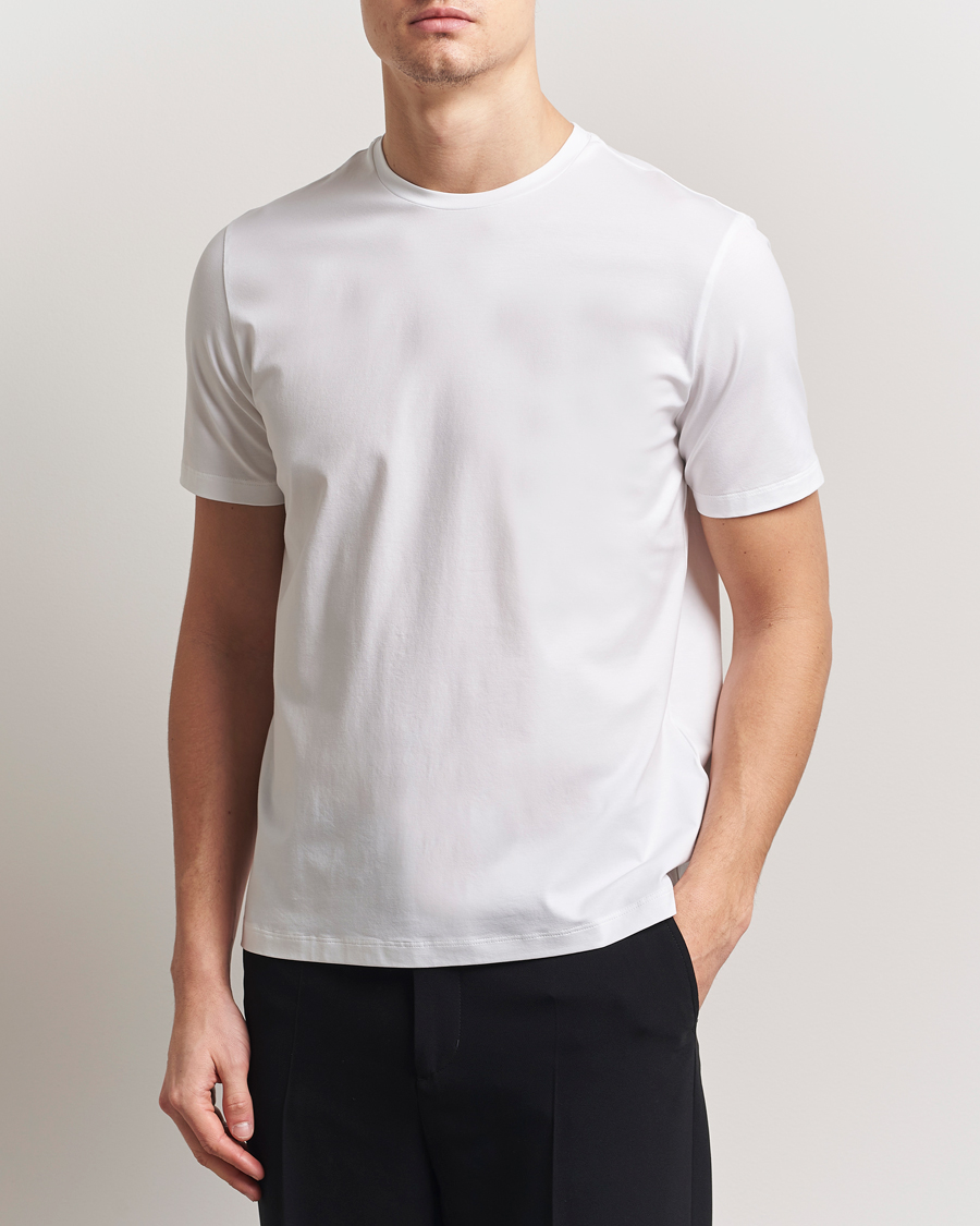 Herren | T-Shirts | Herno | Cotton/Stretch T-Shirt White