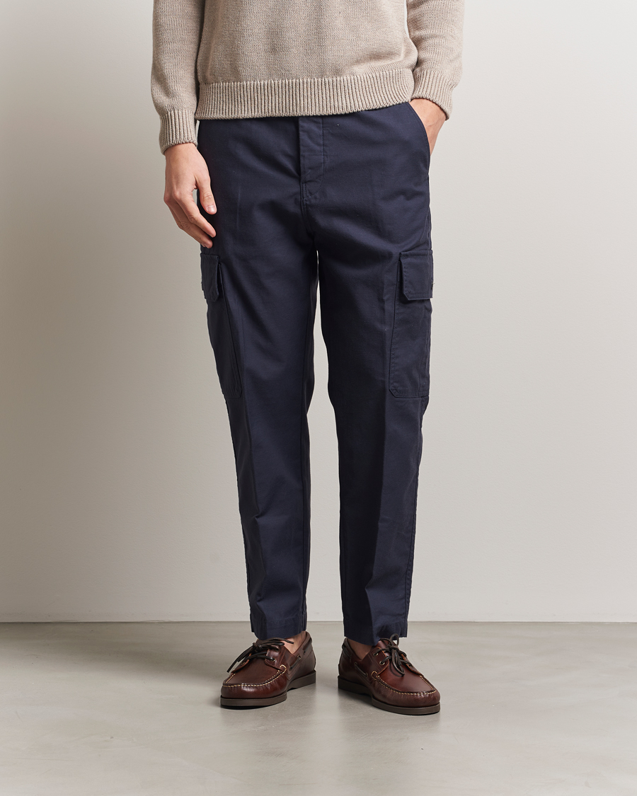 Herren | Hosen | Incotex | Regular Fit Cargo Pants Navy