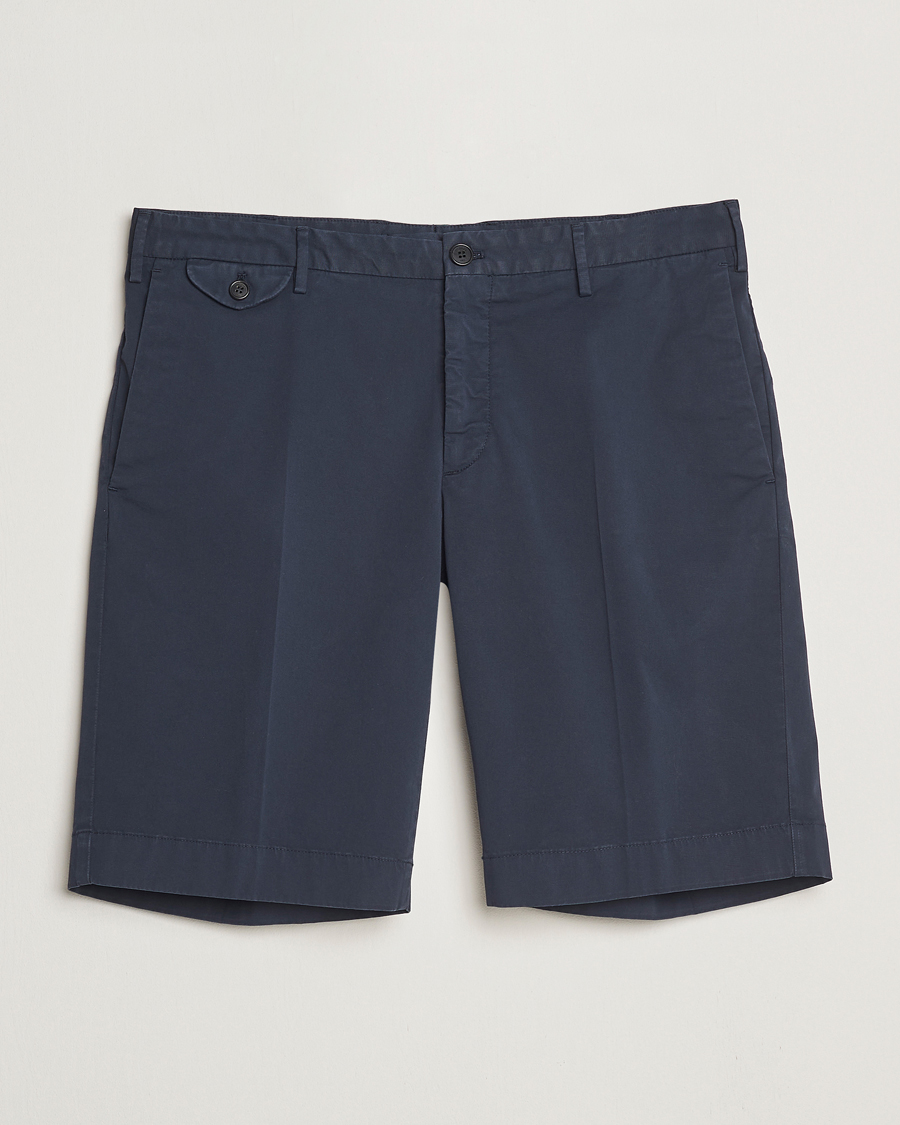 Herren | Shorts | Incotex | Cotton Comfort Shorts Navy