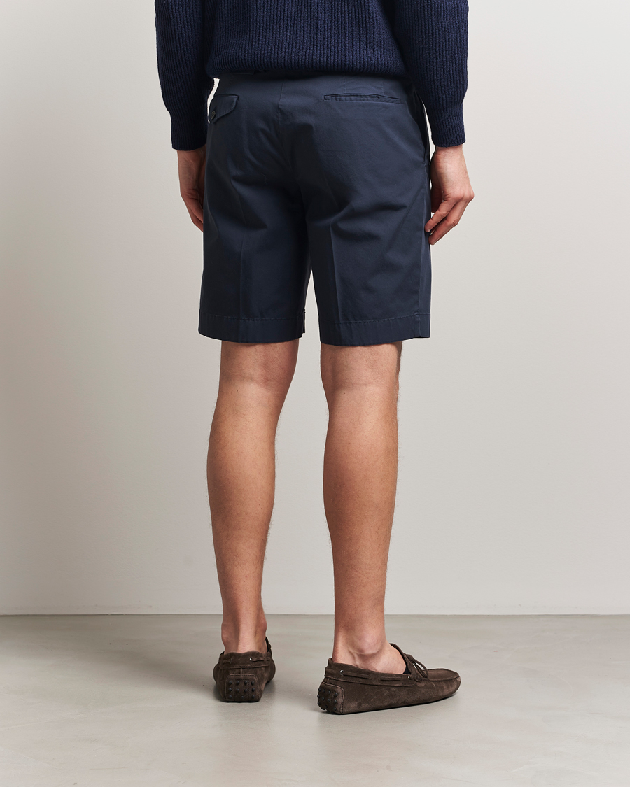 Herren | Shorts | Incotex | Cotton Comfort Shorts Navy