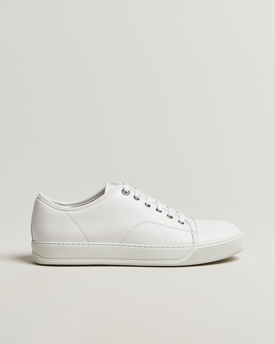 Herren | Sneaker | Lanvin | Nappa Cap Toe Sneaker White