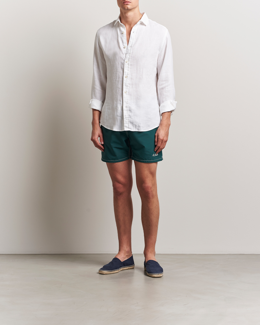 Herren | Badehosen | MC2 Saint Barth | Nylon Swim Shorts British Green