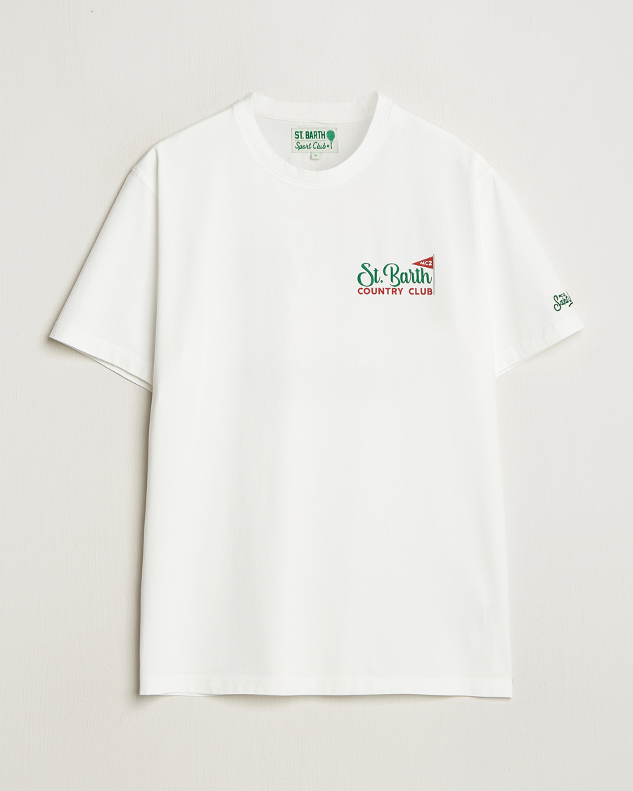 Herren | T-Shirts | MC2 Saint Barth | Printed Cotton T-Shirt Country Golf