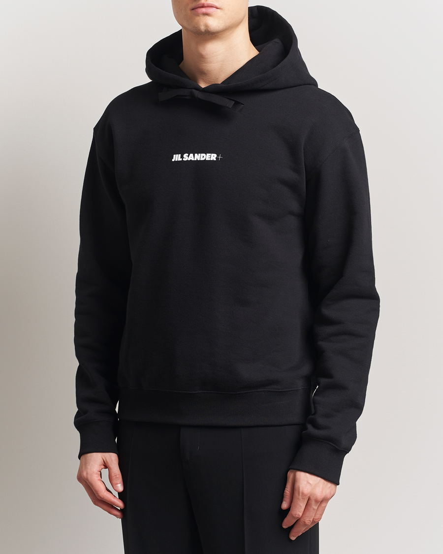 Herren | Pullover | Jil Sander | Terry Logo Hoodie Black