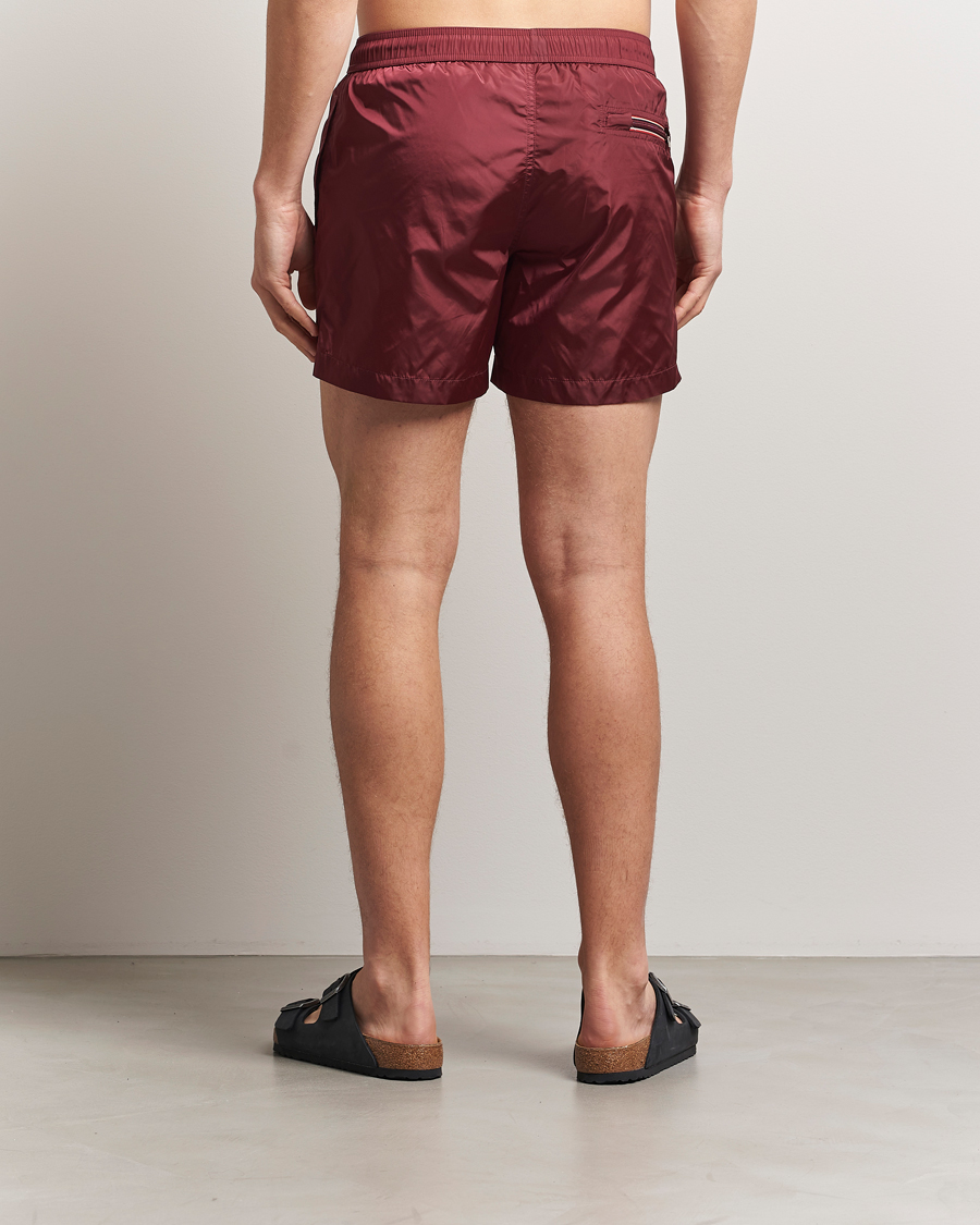Herren | Badehosen | Moncler | Nylon Swim Shorts Burgundy