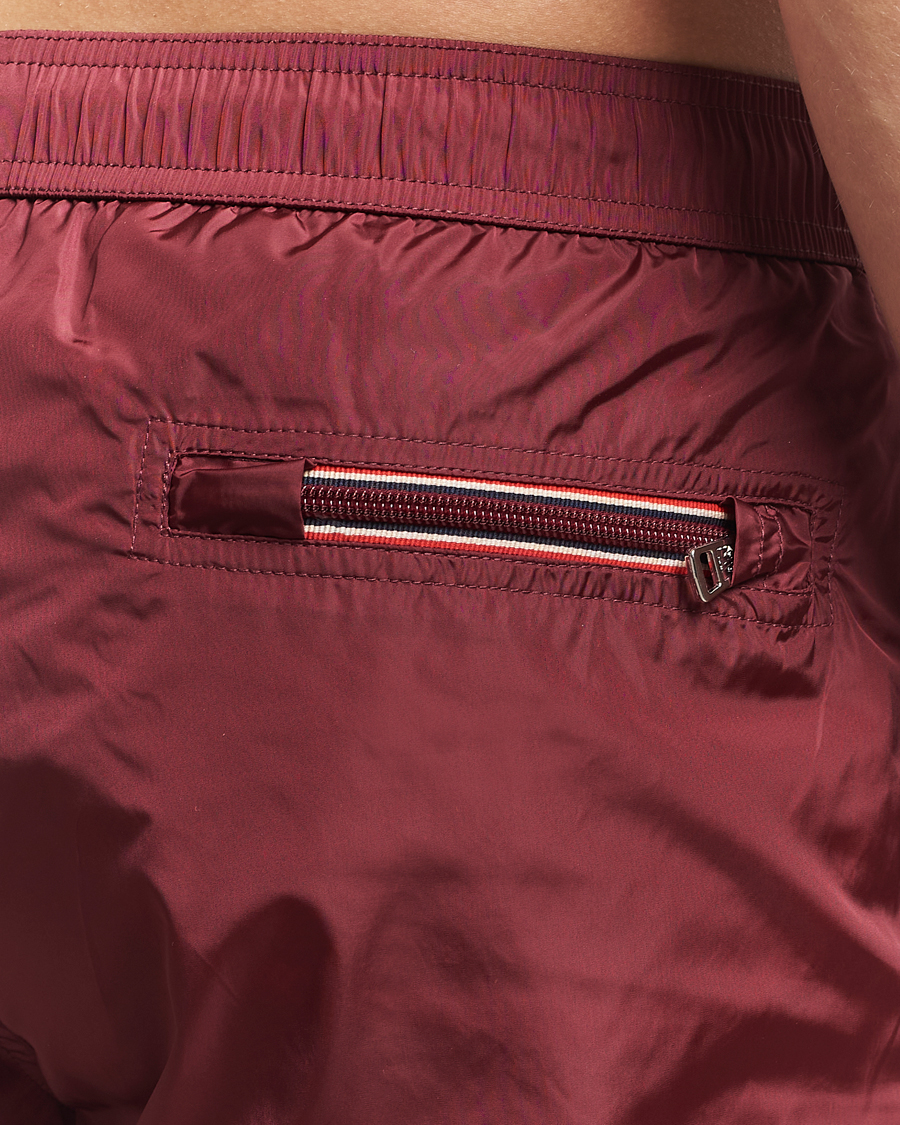 Herren | Badehosen | Moncler | Nylon Swim Shorts Burgundy