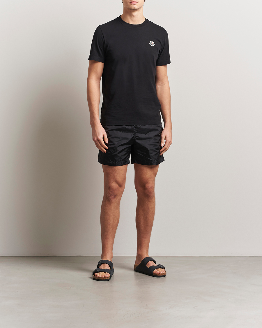 Herren | Badehosen | Moncler | Nylon Swim Shorts Black