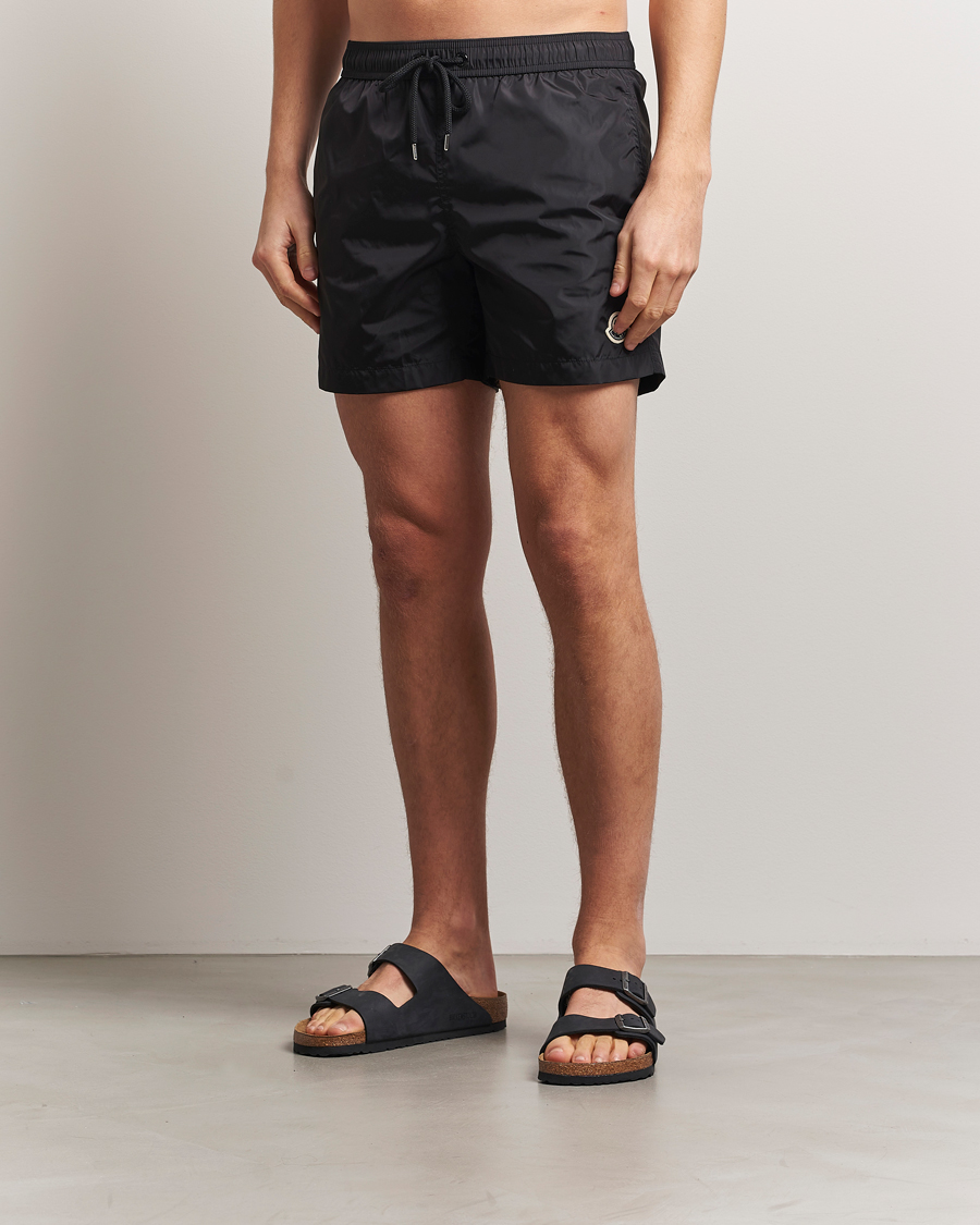 Herren | Badehosen | Moncler | Nylon Swim Shorts Black