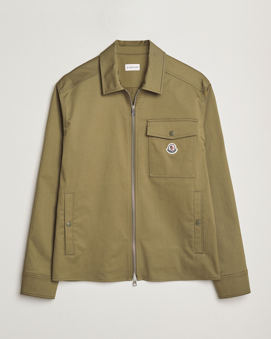 Herren | Hemden | Moncler | Zip Overshirt Olive