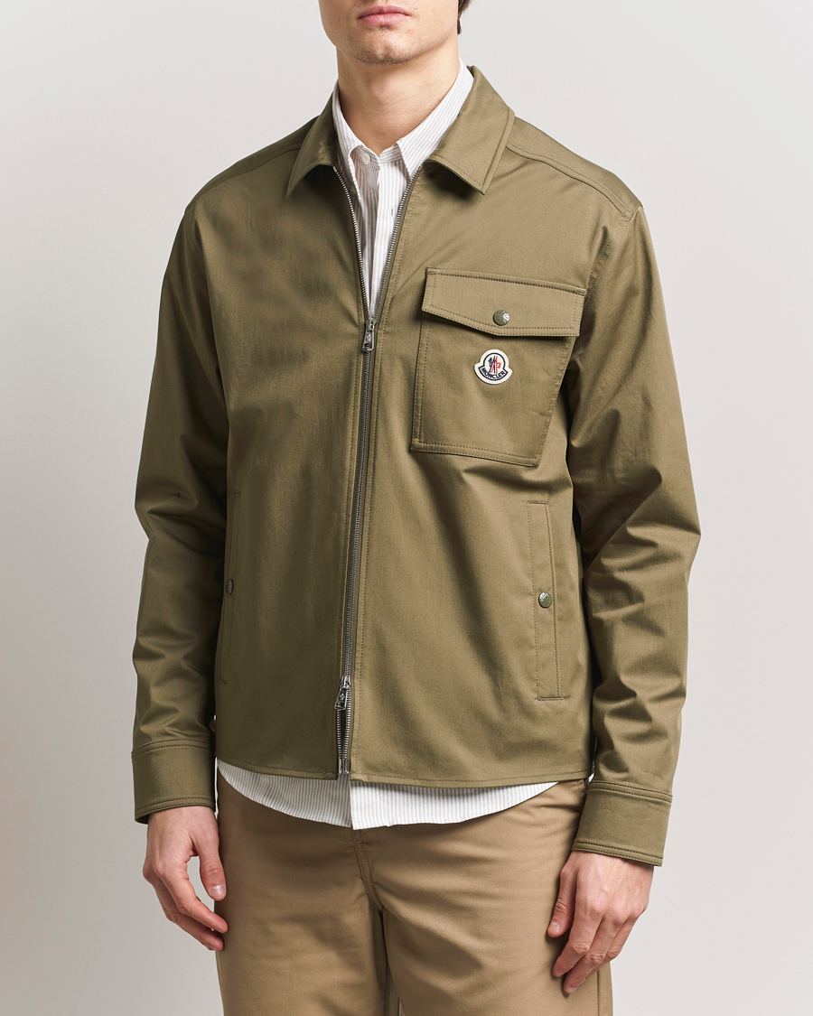 Herren | Hemden | Moncler | Zip Overshirt Olive