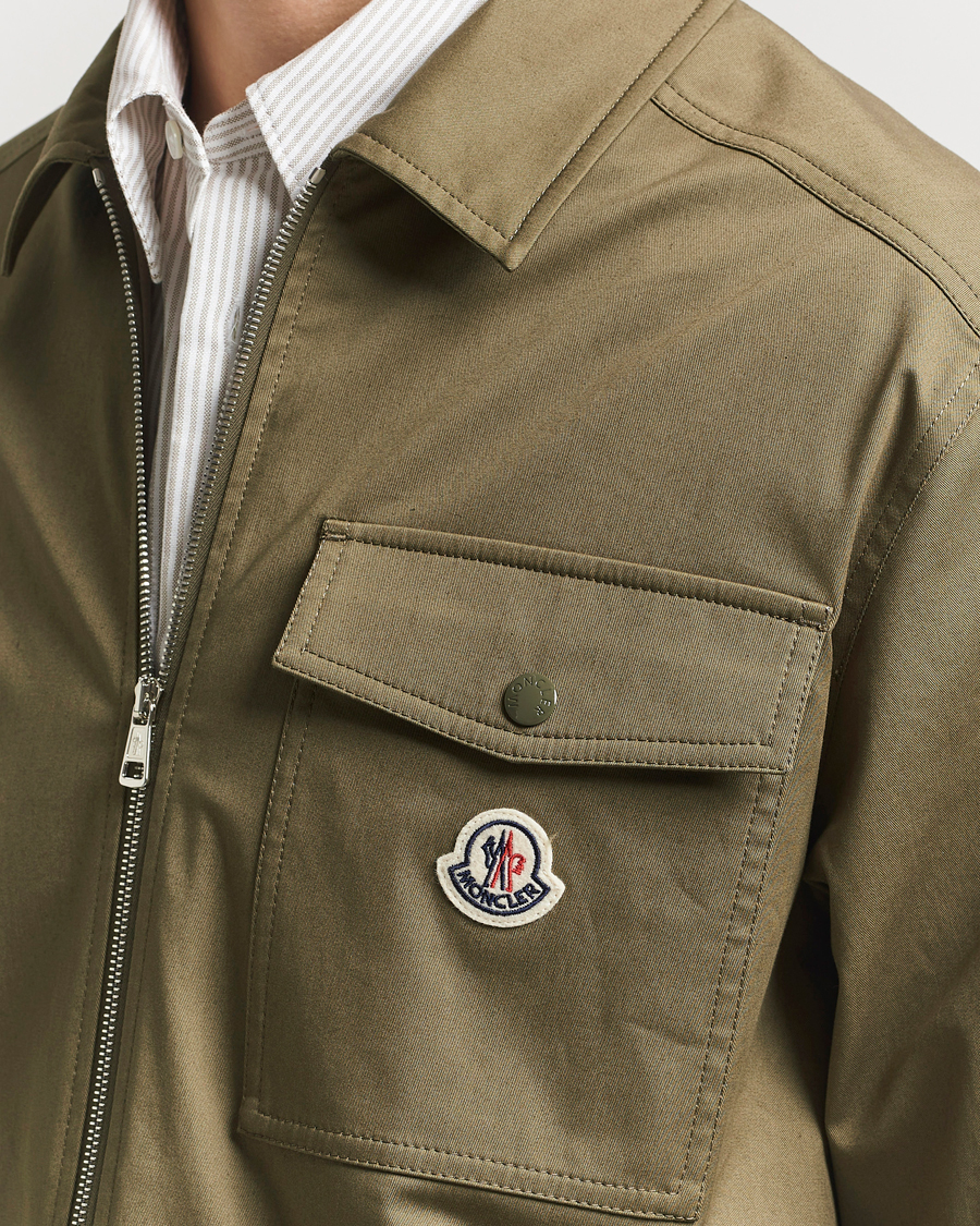 Herren | Hemden | Moncler | Zip Overshirt Olive