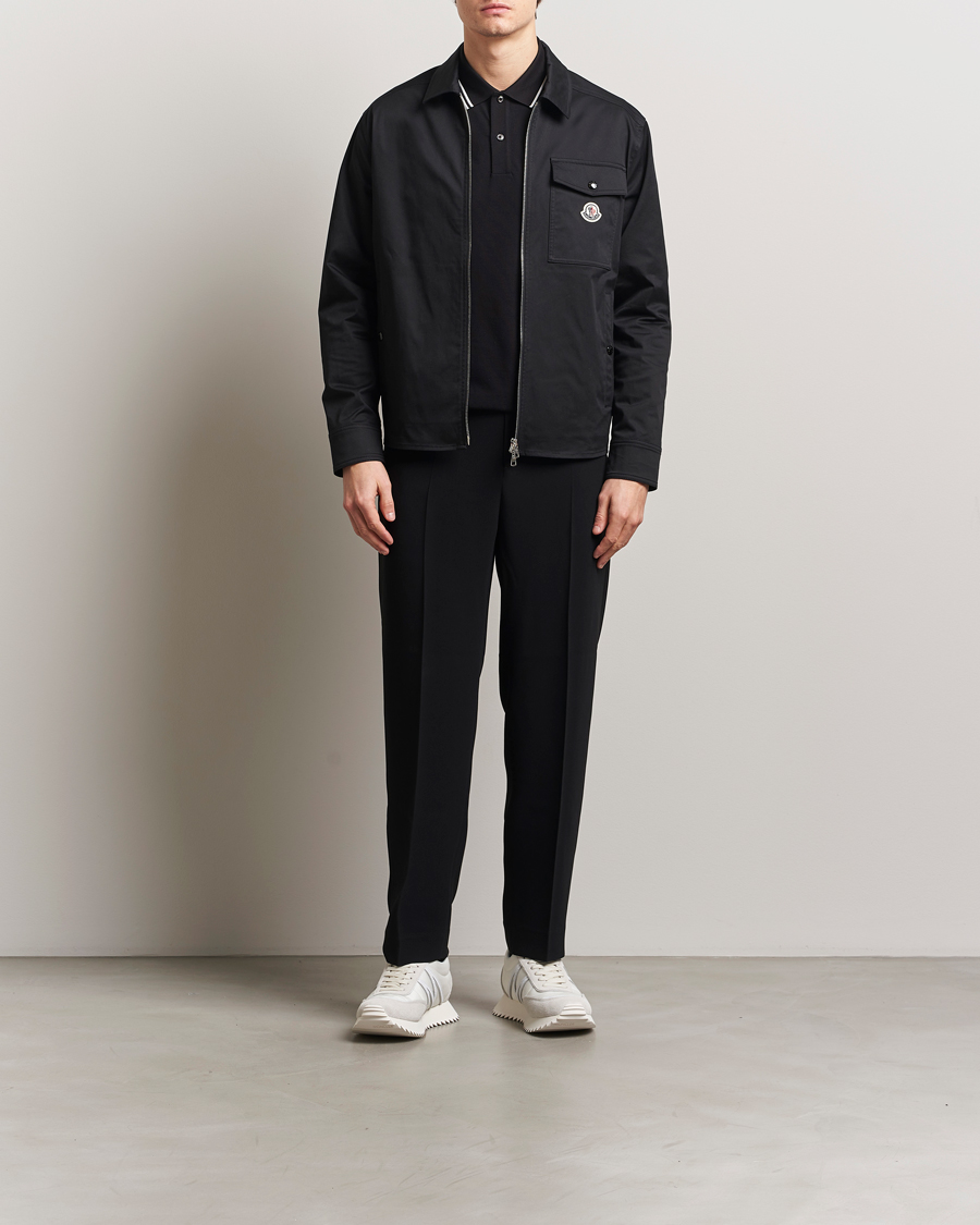 Herren | Hemden | Moncler | Zip Overshirt Black