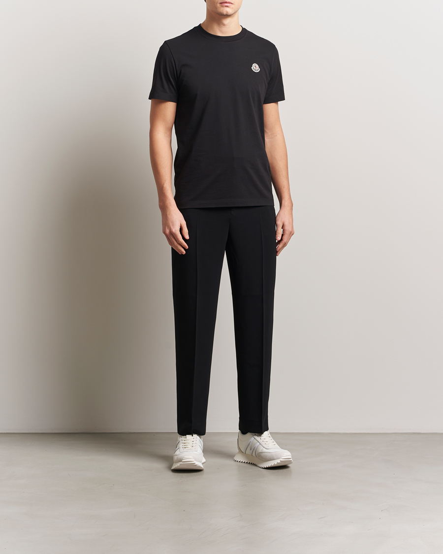 Herren | T-Shirts | Moncler | 3-pack Logo T-Shirts Black