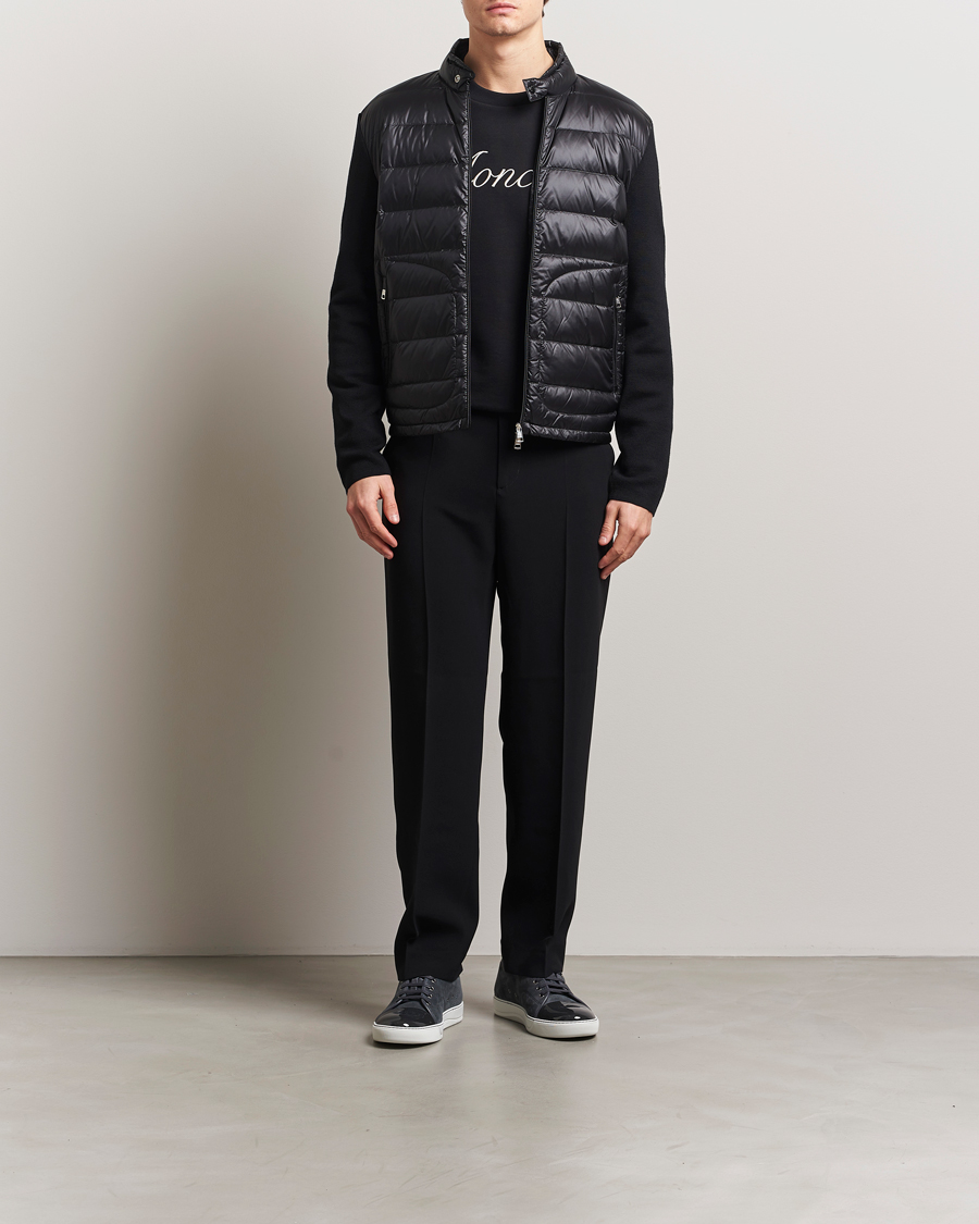 Herren | Pullover | Moncler | Hybrid Zip Cardigan Black