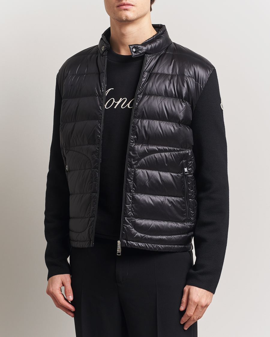 Herren | Pullover | Moncler | Hybrid Zip Cardigan Black