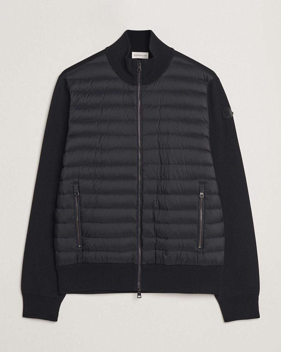 Herren | Pullover | Moncler | Hybrid Zip Cardigan Black