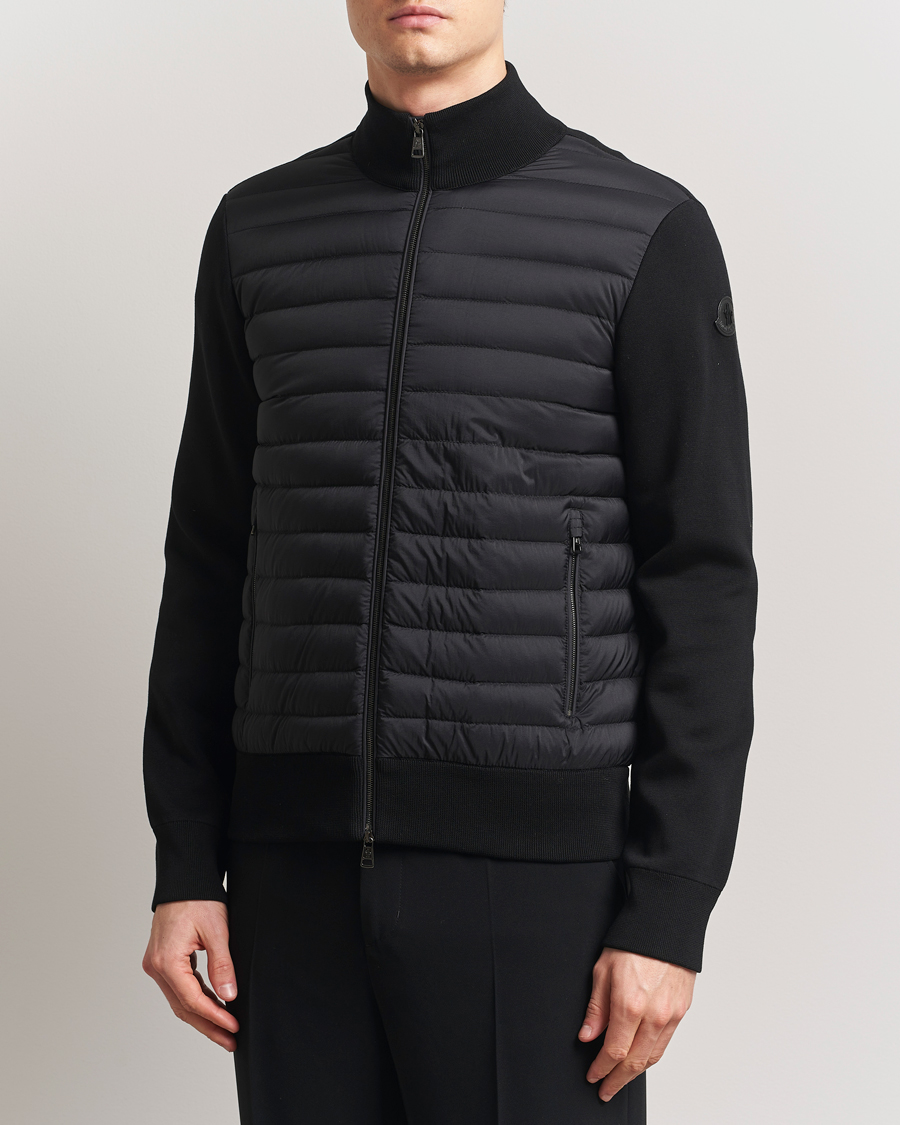 Herren | Pullover | Moncler | Hybrid Zip Cardigan Black