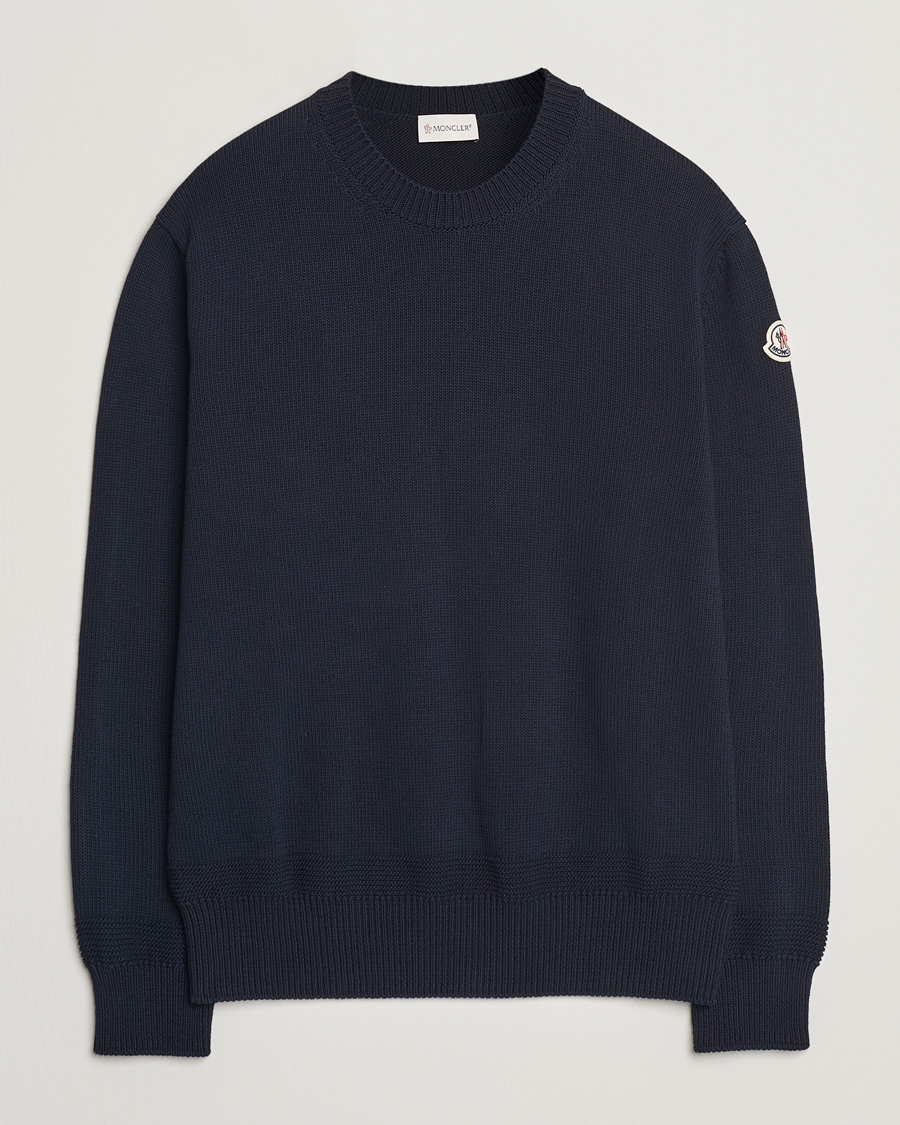 Herren | Pullover | Moncler | Crew Neck Sweater Navy