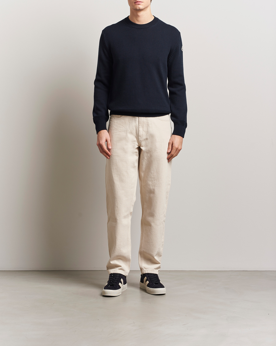 Herren | Pullover | Moncler | Crew Neck Sweater Navy