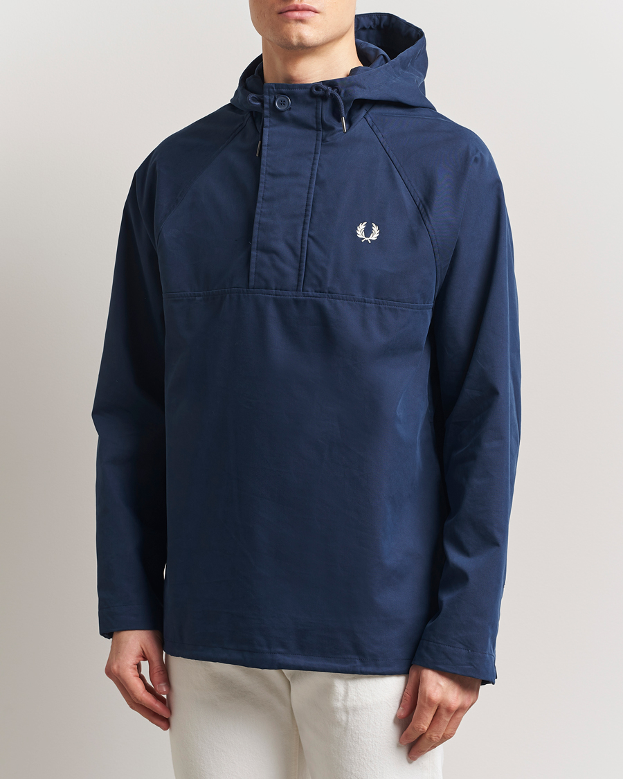 Herren | Jacken | Fred Perry | Smock Hooded Anorak Tennis Blue