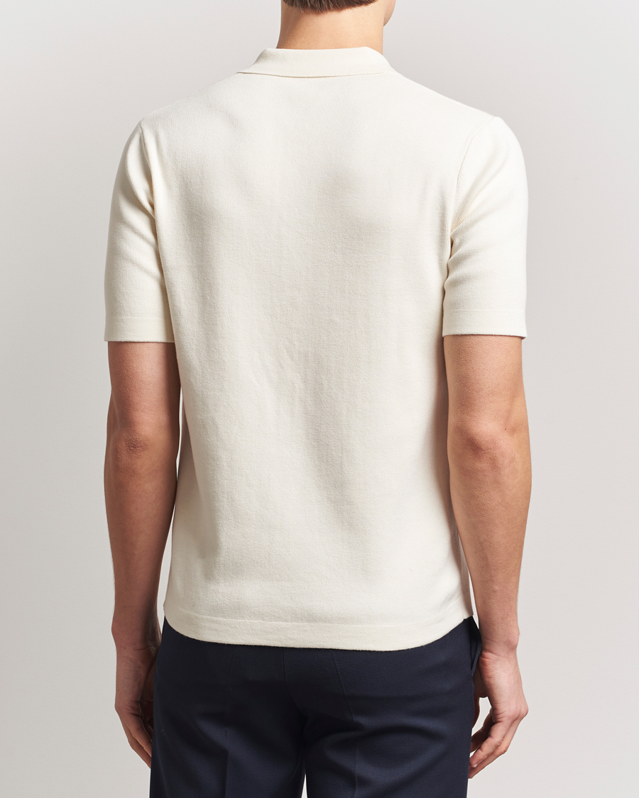 Herren | Hemden | Fred Perry | Knitted Short Sleeve Shirt Ecru