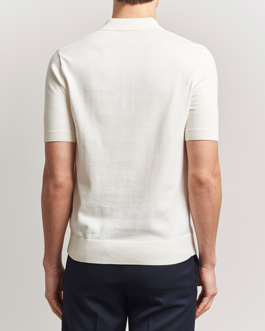 Herren | Poloshirts | Fred Perry | Paneled Knitted Polo Light Ecru