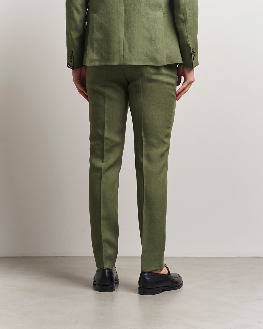 Herren | Hosen | J.Lindeberg | Grant Super Linen Pants Olivinie