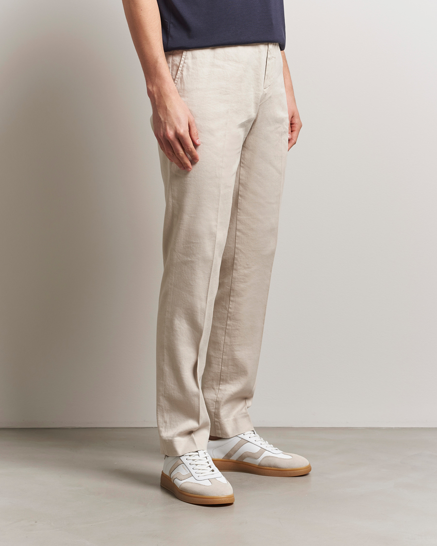 Herren | Hosen | J.Lindeberg | Lois Linen Stretch Pants Moonbeam