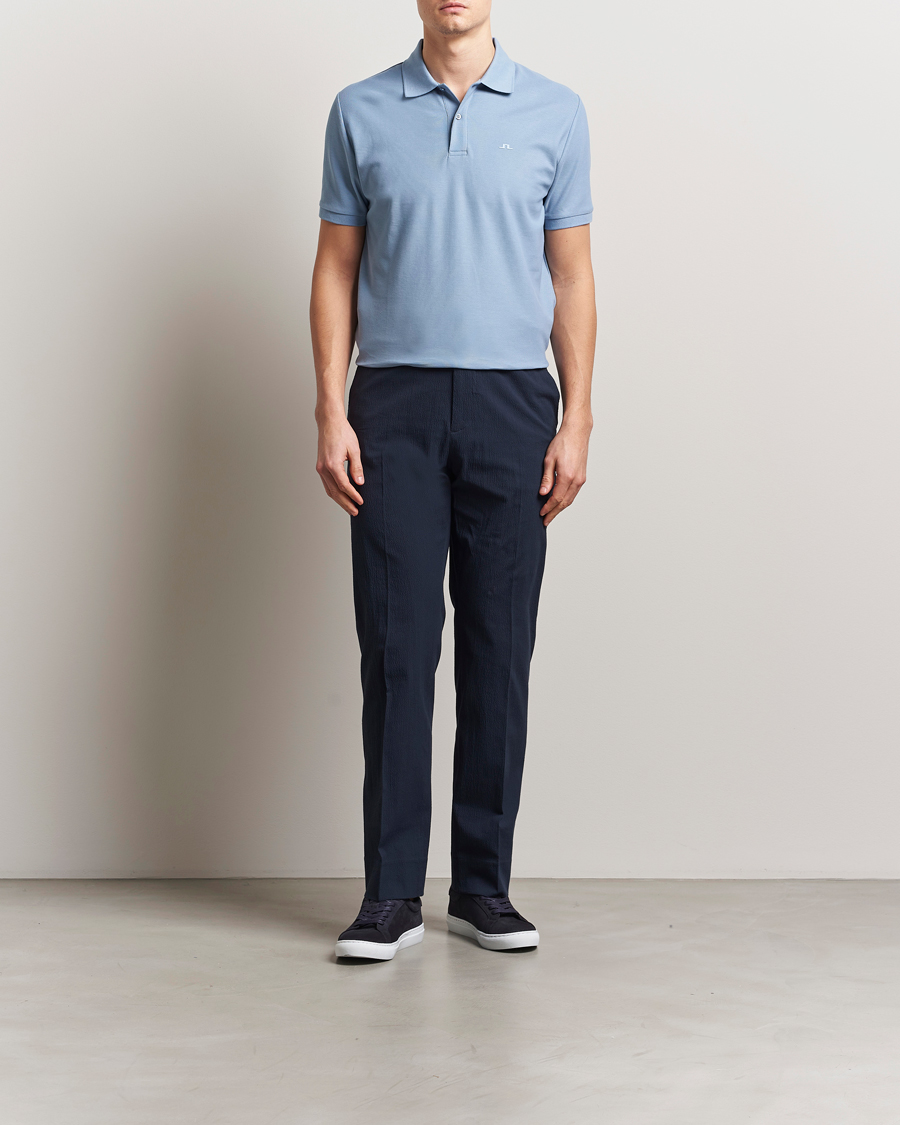 Herren | Poloshirts | J.Lindeberg | Rudy Polo Pique Rain Washed