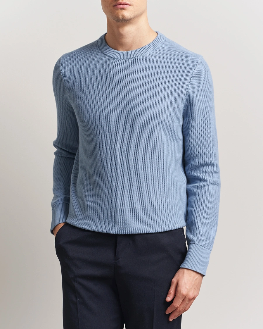Herren | Pullover | J.Lindeberg | Arthur Organic Cotton Knit Rain Washed