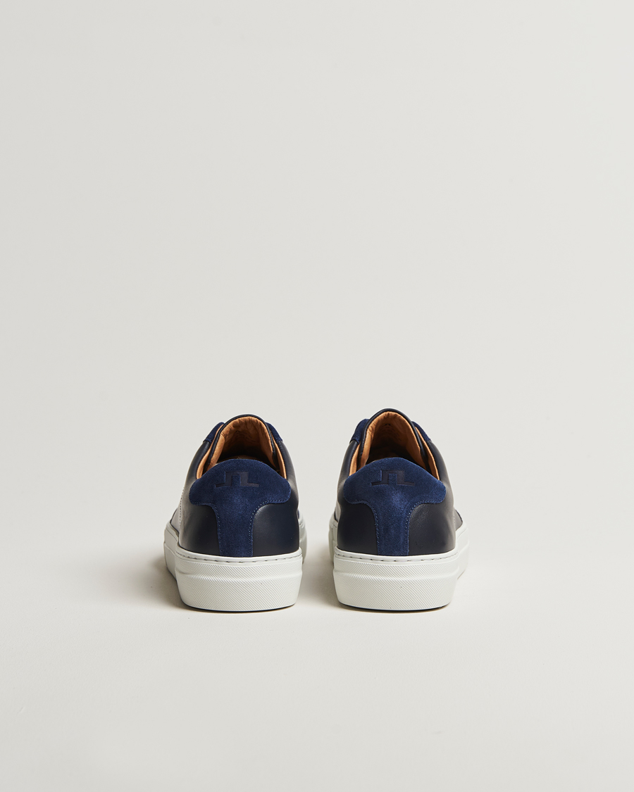 Herren | Sneaker | J.Lindeberg | Art Signature Leather Sneaker Navy
