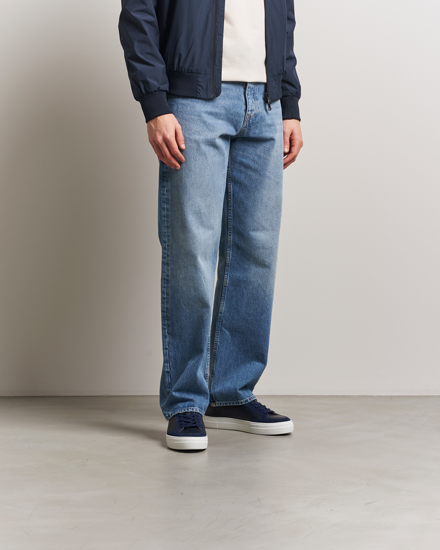 Herren | Sneaker | J.Lindeberg | Art Signature Leather Sneaker Navy