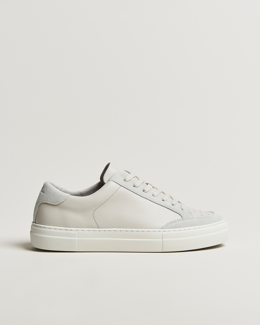 Herren | Sneaker | J.Lindeberg | Art Signature Leather Sneaker Light Grey