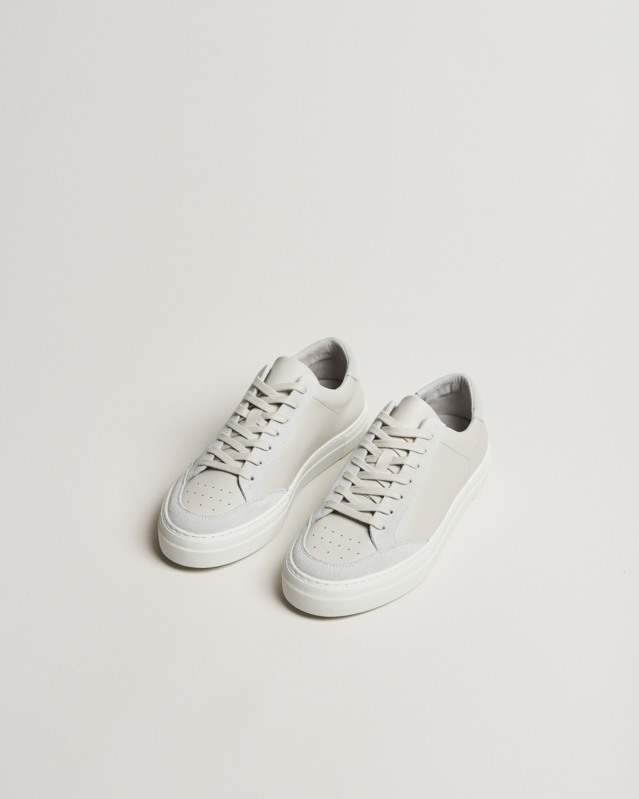 Herren | Sneaker | J.Lindeberg | Art Signature Leather Sneaker Light Grey
