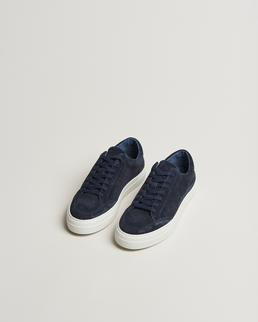 Herren | Sneaker | J.Lindeberg | Art Signature Suede Sneaker Navy