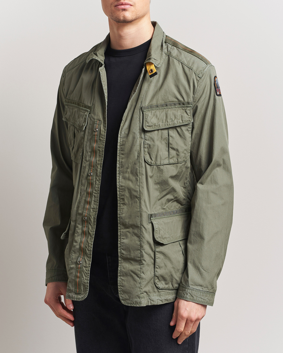 Herren | Jacken | Parajumpers | Oswin Havana Cloth Shirt Jacket Thyme Green