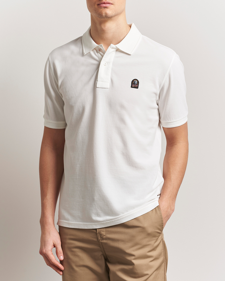 Herren | Poloshirts | Parajumpers | Patch Polo White