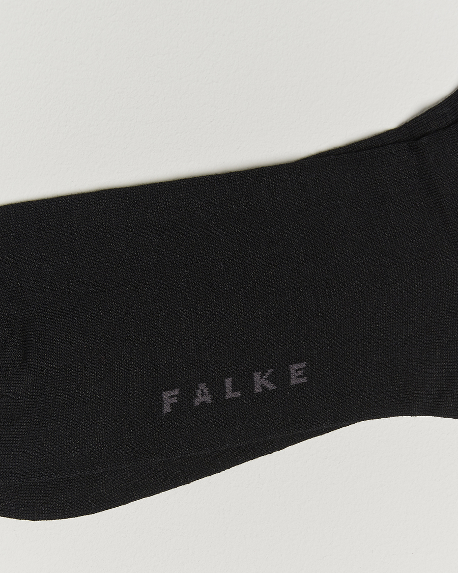 Herren | Unterwäsche | Falke | Panama Linen/Cotton Sock Black
