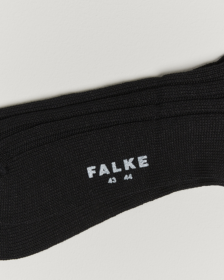Herren | Unterwäsche | Falke | Bay Linen/Cotton Rib Sock Black