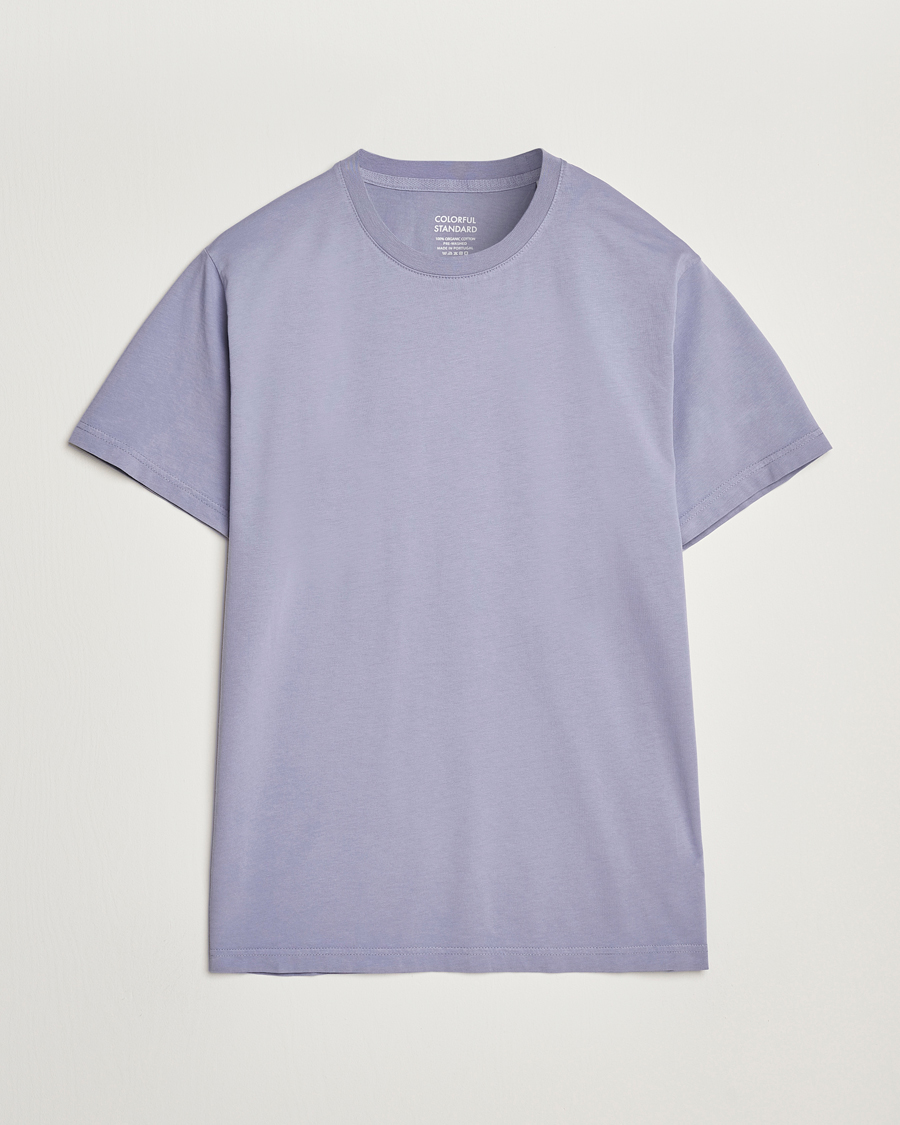 Herren | T-Shirts | Colorful Standard | Classic Organic T-Shirt Purple Jade