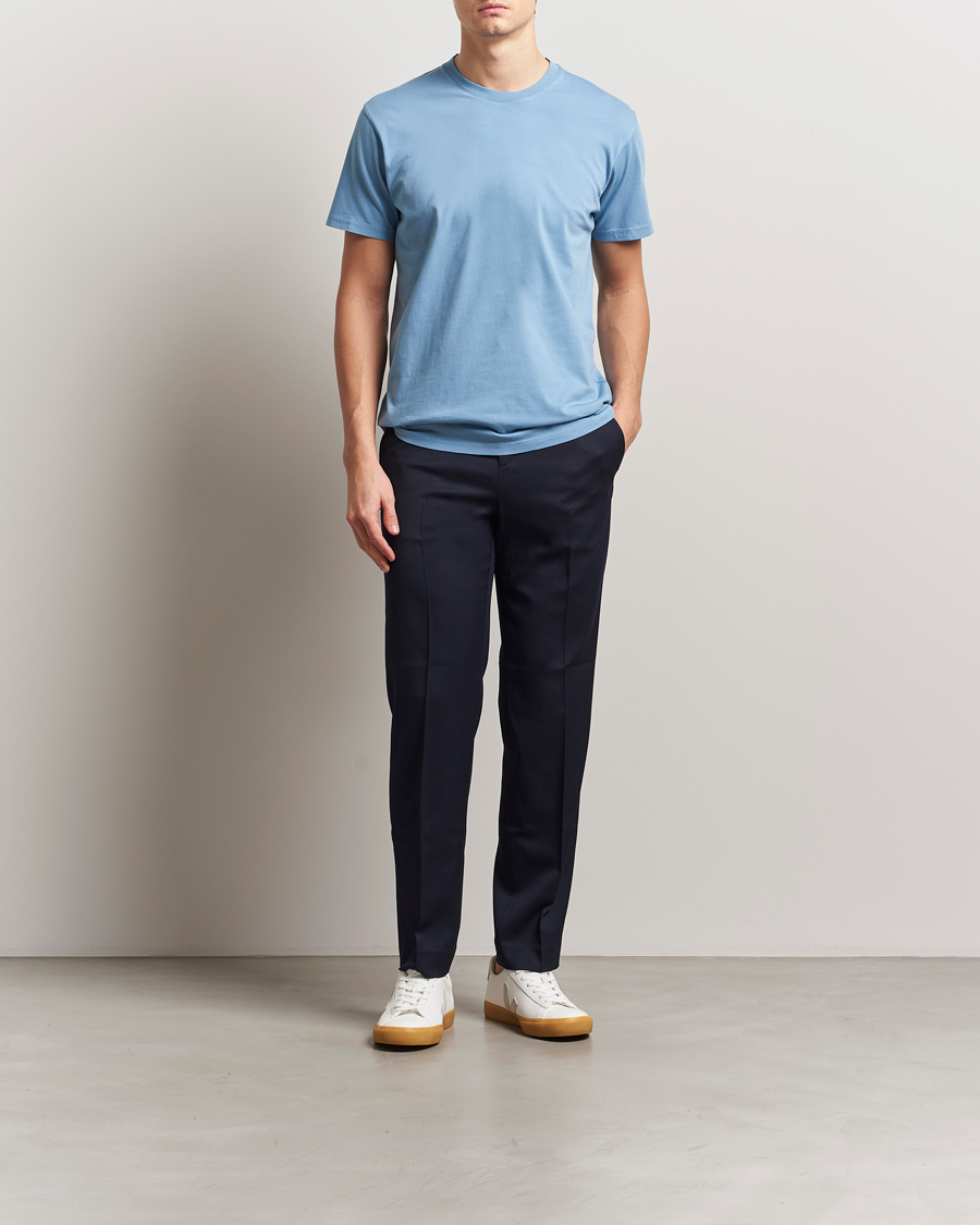 Herren | T-Shirts | Colorful Standard | Classic Organic T-Shirt Seaside Blue