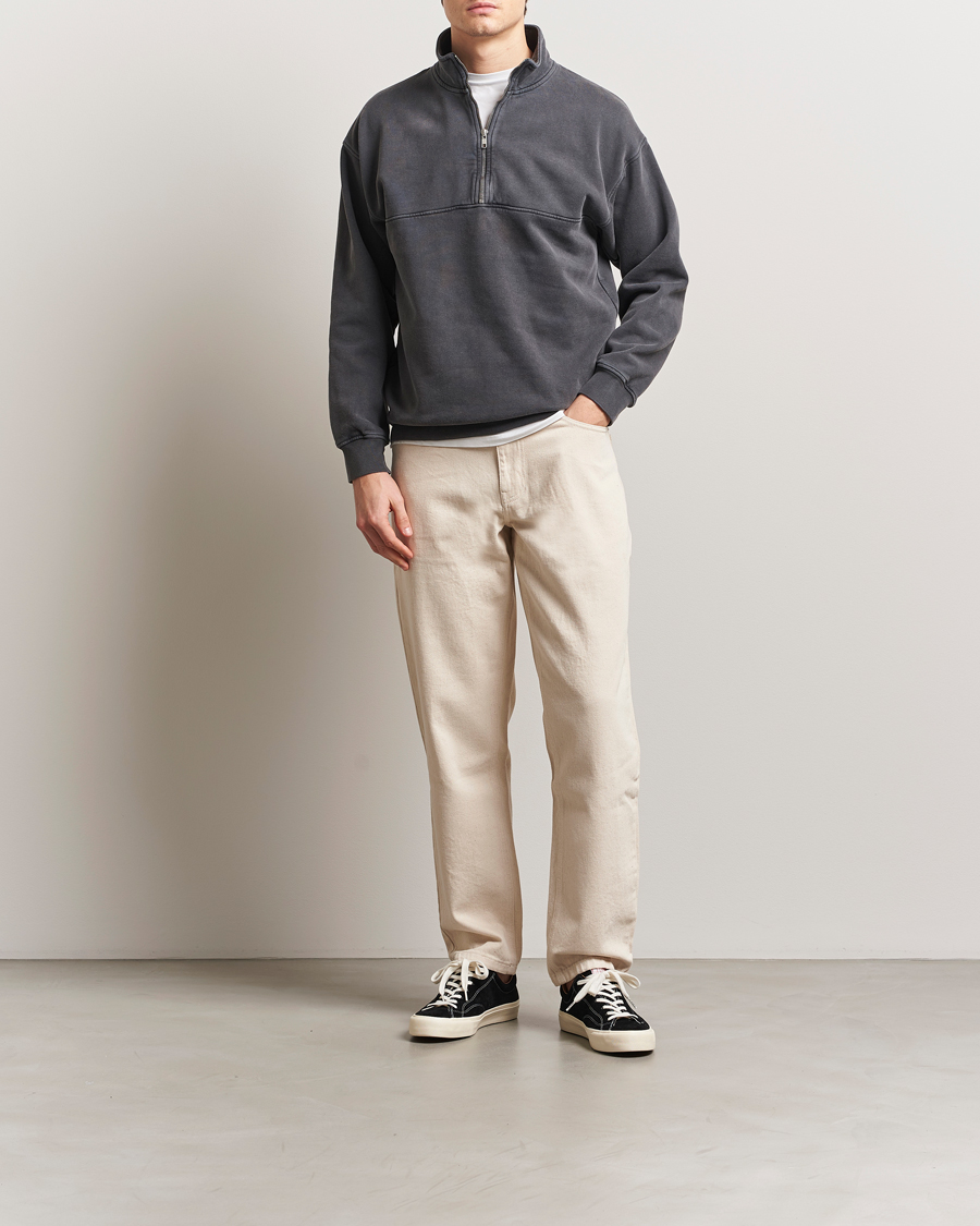 Herren | Pullover | Colorful Standard | Classic Organic Half-Zip Faded Black