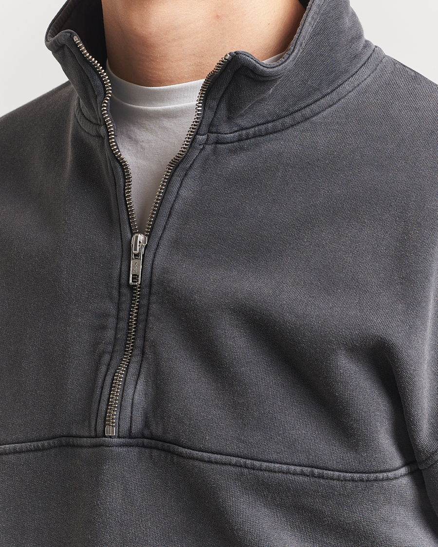 Herren | Pullover | Colorful Standard | Classic Organic Half-Zip Faded Black