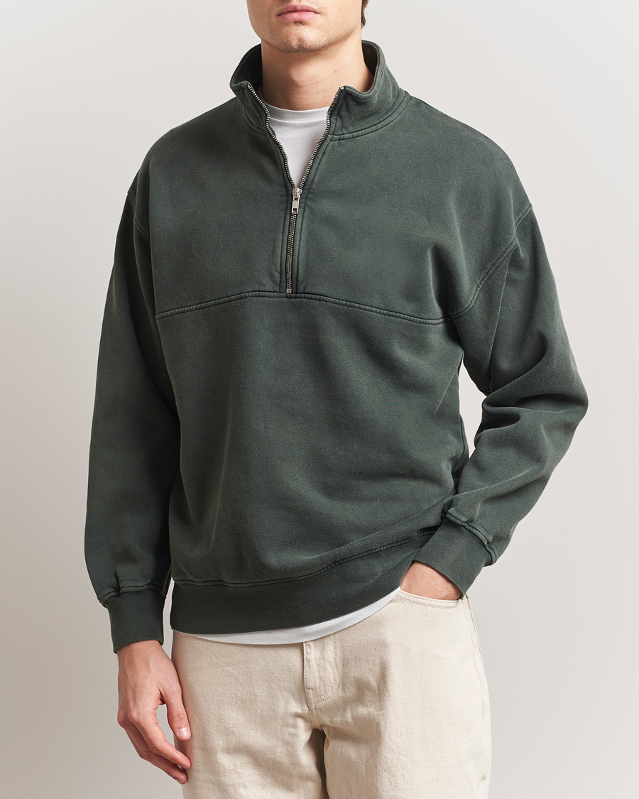 Herren | Pullover | Colorful Standard | Classic Organic Half-Zip Midnight Forest