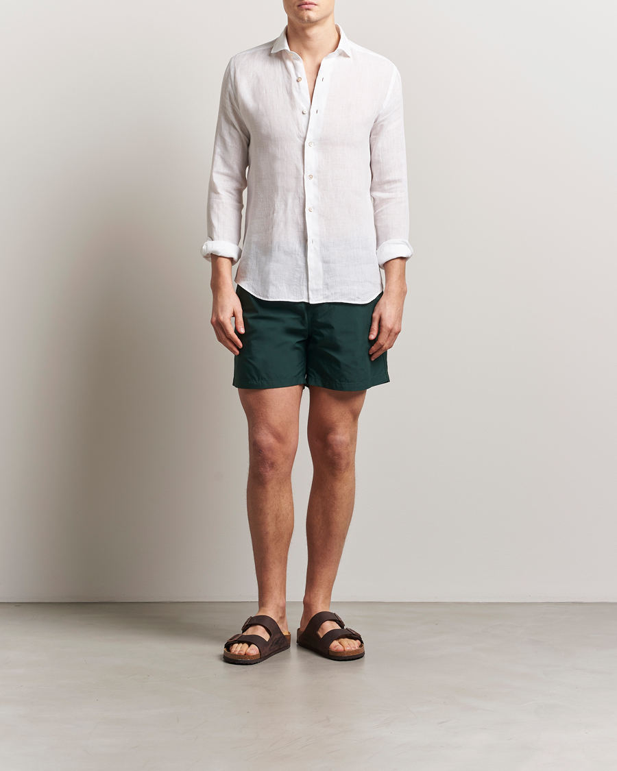 Herren | Badehosen | Colorful Standard | Classic Organic Swim Shorts Emerald Green