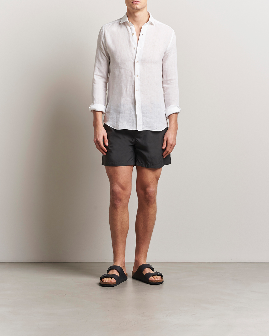 Herren | Badehosen | Colorful Standard | Classic Organic Swim Shorts Lava Grey