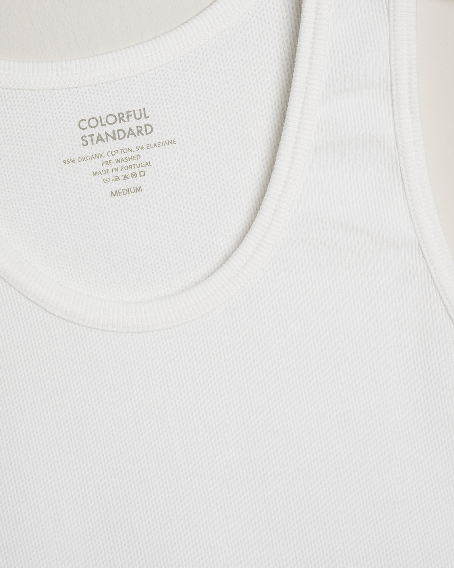 Herren | T-Shirts | Colorful Standard | Organic Rib Tank Top Optical White