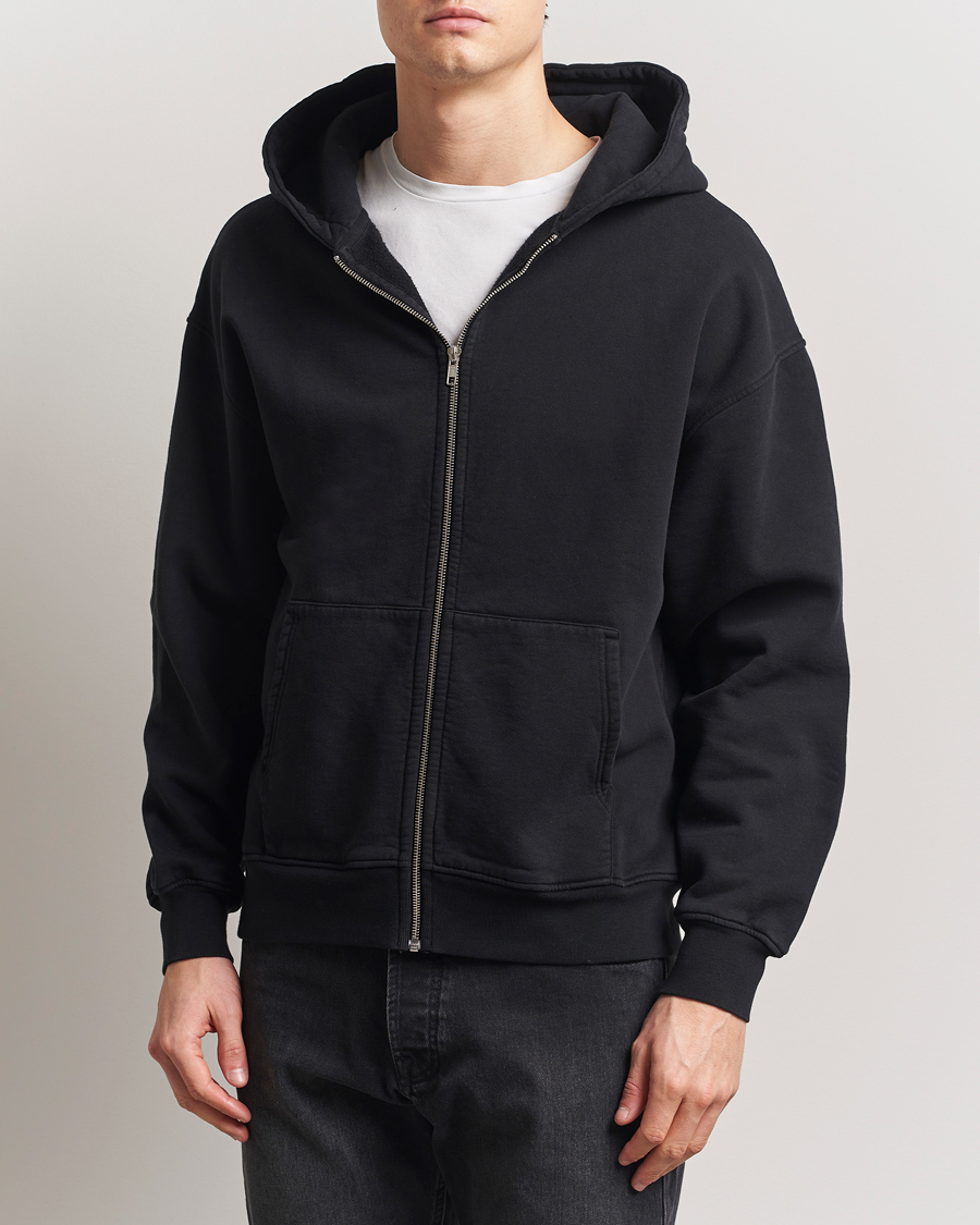 Herren | Pullover | Colorful Standard | Classic Organic Full Zip Hoodie Deep Black